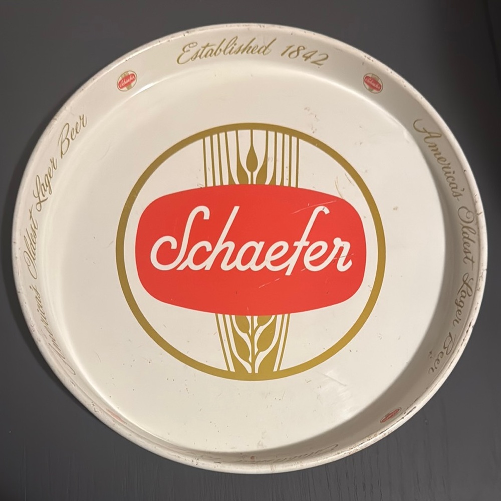 Schaefer 12” Beer Serving Tray